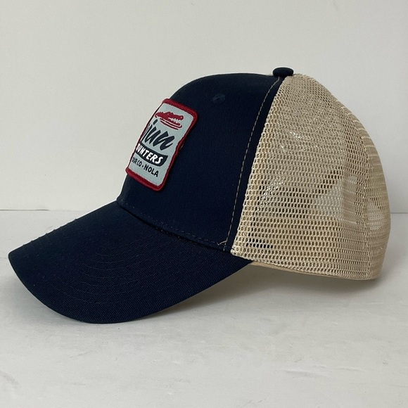 Sun Product Unisex Navy/Tan Logo Patch "Cajun Encounter" Trucker Hat Adjustable - Picture 6 of 7